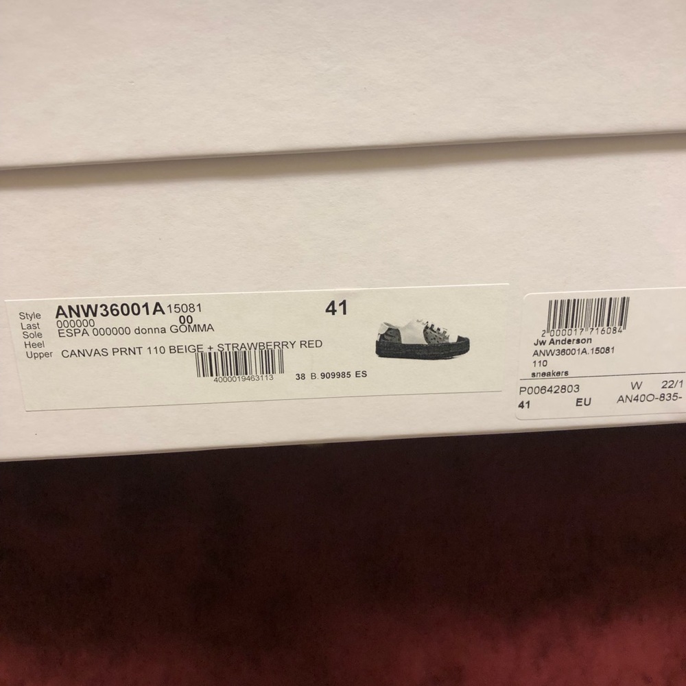 W ANDERSON
Printed canvas espadrilles - Picture 7 of 11